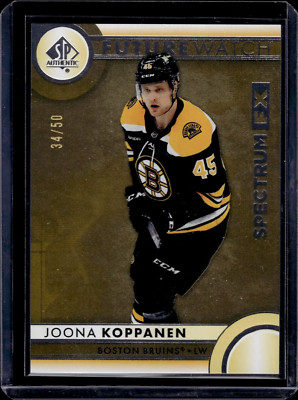 2023-24 SP Authentic Spectrum FX Gold #S58 Joona Koppanen FW 34/50