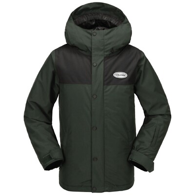 Brand New Volcom Boys Stone.91 Insulated Jacket Scarab 2025