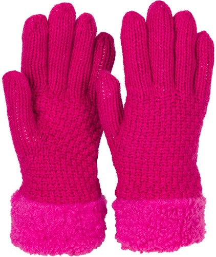 Guantes de punto para invierno de las damas con estampado de perlas, termopolar, - Imagen 19 de 52