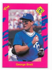 1990 Classic Update Pink Travel Edition - George Brett #T6 Kansas City Royals