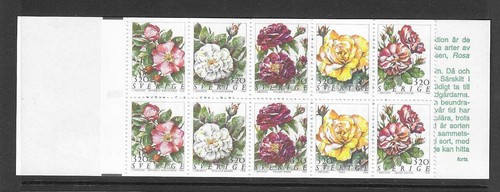 1994 Sweden Roses" issue booklet Sc. #2075a - 第 1/2 張圖片