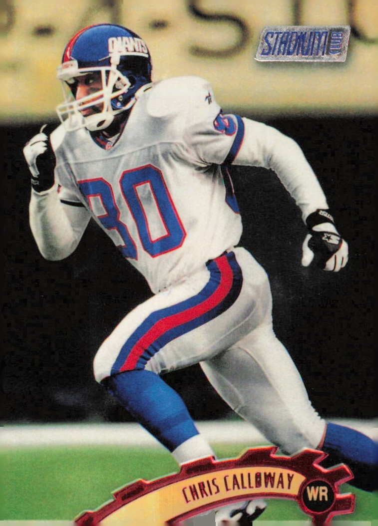 1997 Stadium Club #239 Chris Calloway New York Giants Football Card