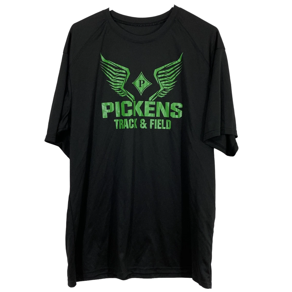 Pickens Track Filed BSN Sports Performance Apparel Mens Gray T Shirt Size XL