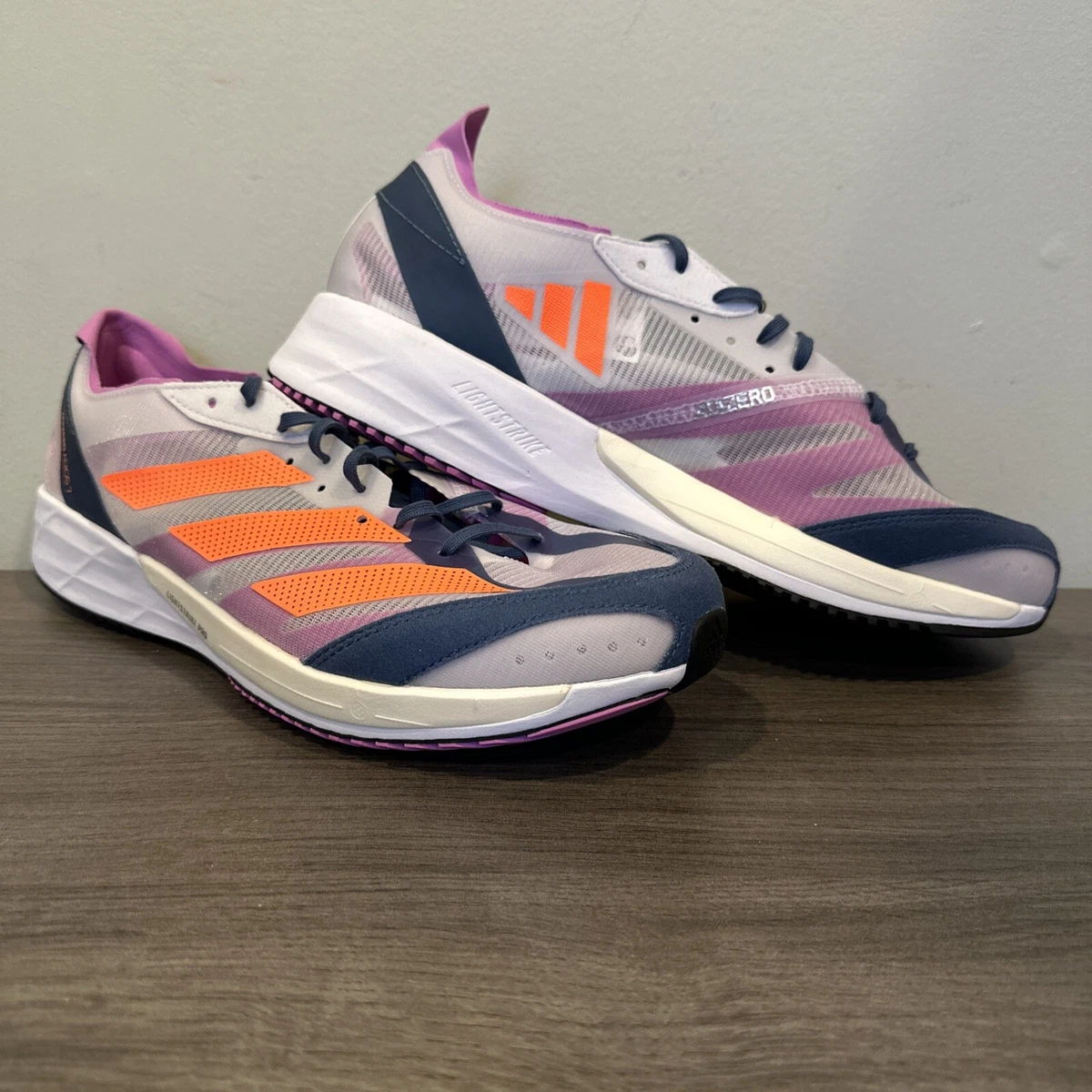 Purple and orange adidas shoes sale