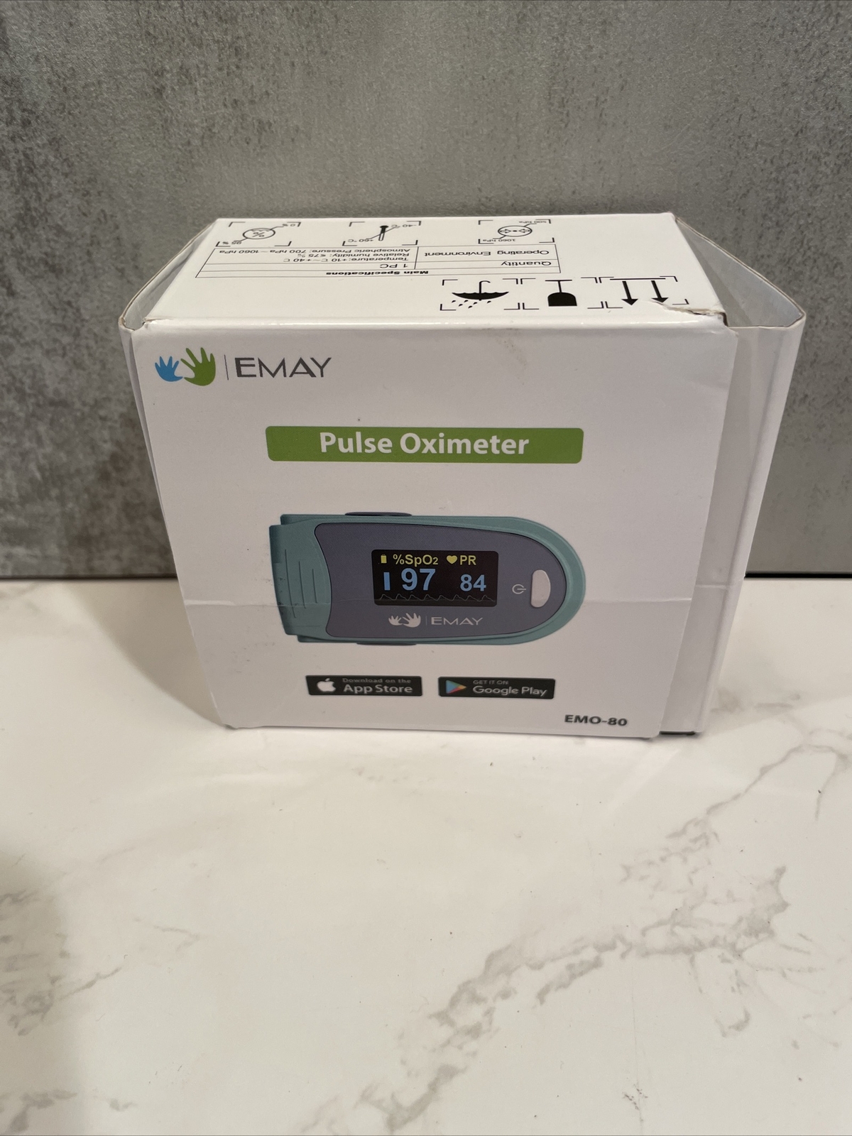 EMAY Sleep Oxygen Monitor Bluetooth Pulse Oximeter 796862936617 eBay