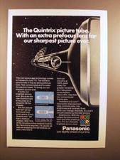 Pubblicità TV Panasonic 1974 - Tubo immagine Quintrix!