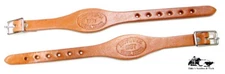 Premium Stamped Stirrup Hobbles Light Oiled Russet Leather Eddys Tack