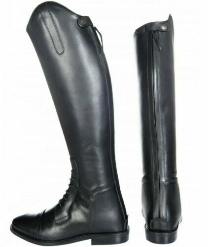 Bottes Équitation HKM Flex Country - Chaudes, Doublées Fourrure, Confortables Pour Travail Écurie