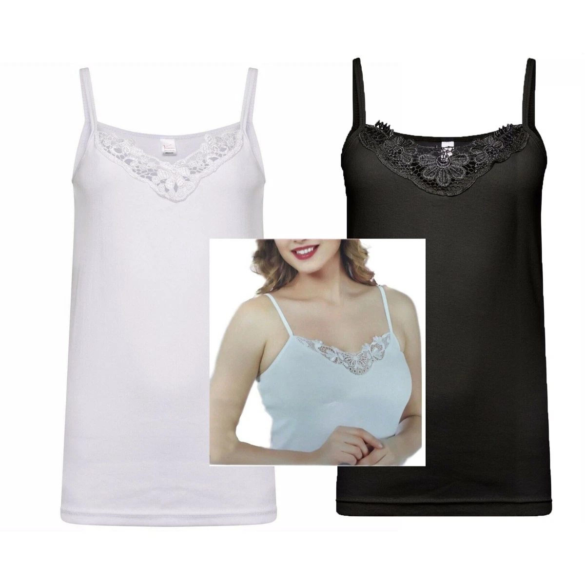 Embroidered Cotton Camisole