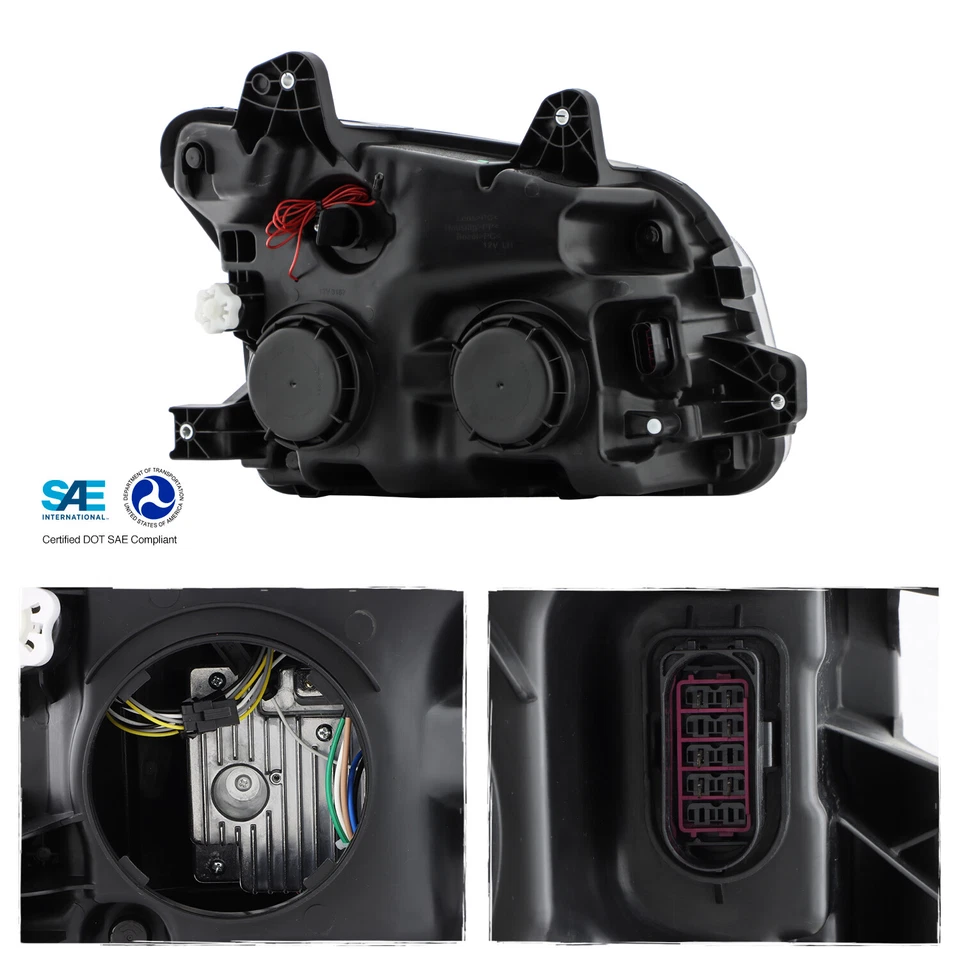 Faros traseros cromados DRL para Kenworth T880 Clase 8 2019-up [LED] Foto 3 de 4