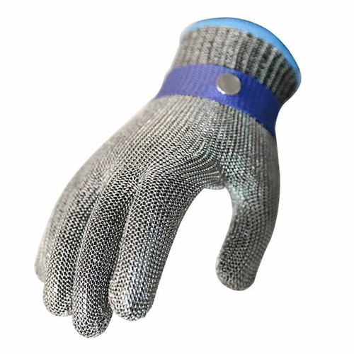Safety Cut Proof Stab Resistant Glove Stainless Steel Metal Mesh Butcher Gloves - Picture 7 of 7