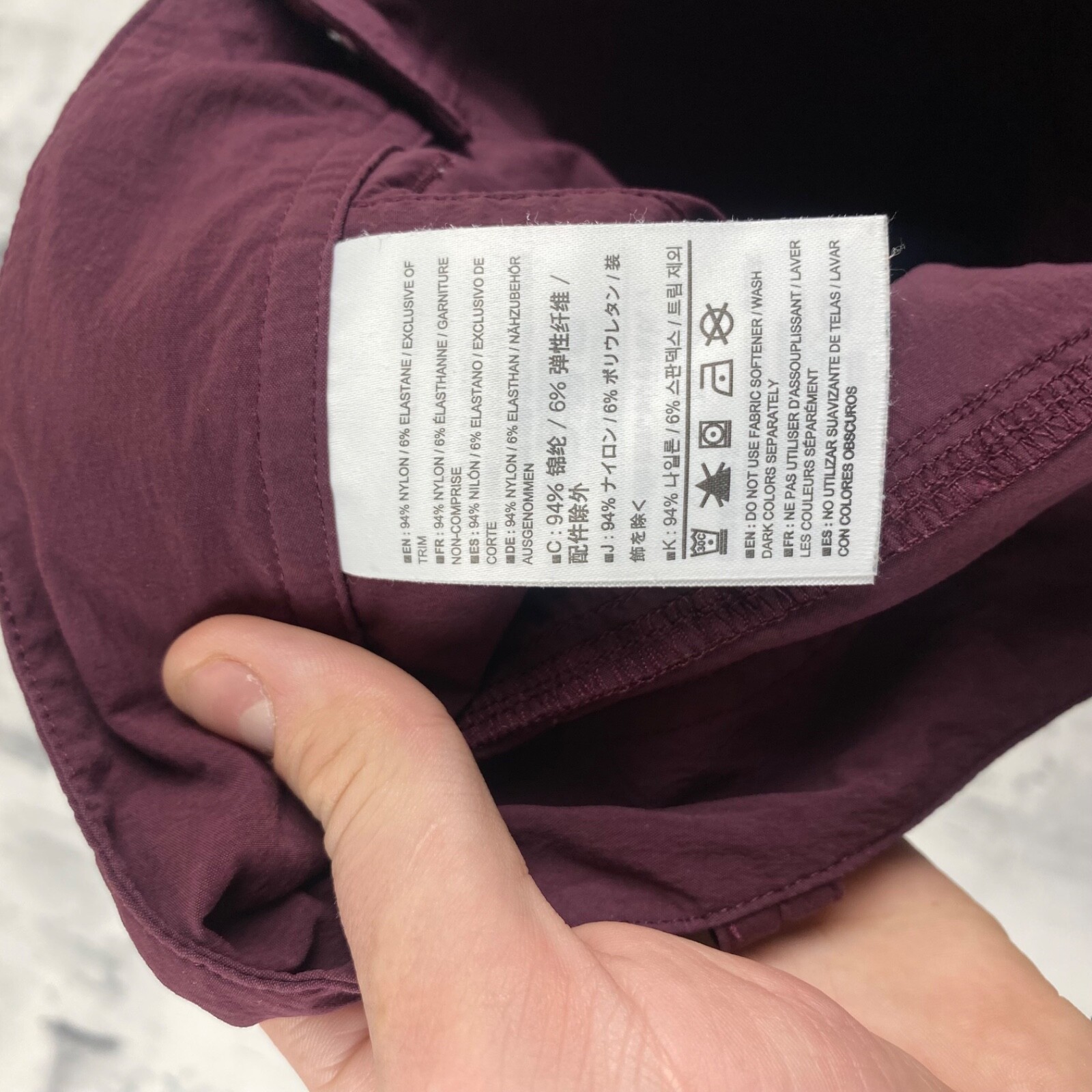 ARC'TERYX Pantaloncini cargo da donna Arcteryx per attività all'aperto taglia 10 viola