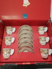 SET 6 TAZZINE THUN DOLCE NATALE NUOVE CAFFÈ AL VOLO COFFE CUP SERIE ANGELI ☕☕🎉
