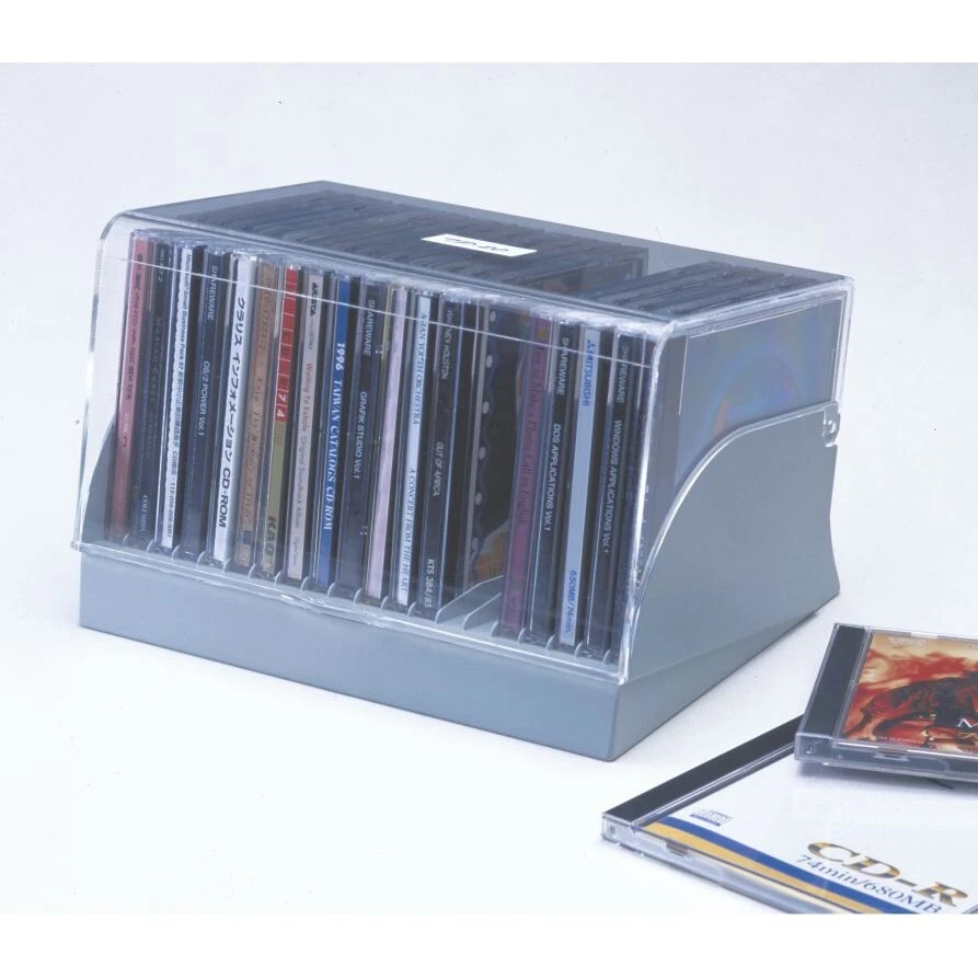 WILER Contenitore porta CD/DVD, 20 posti con custodia