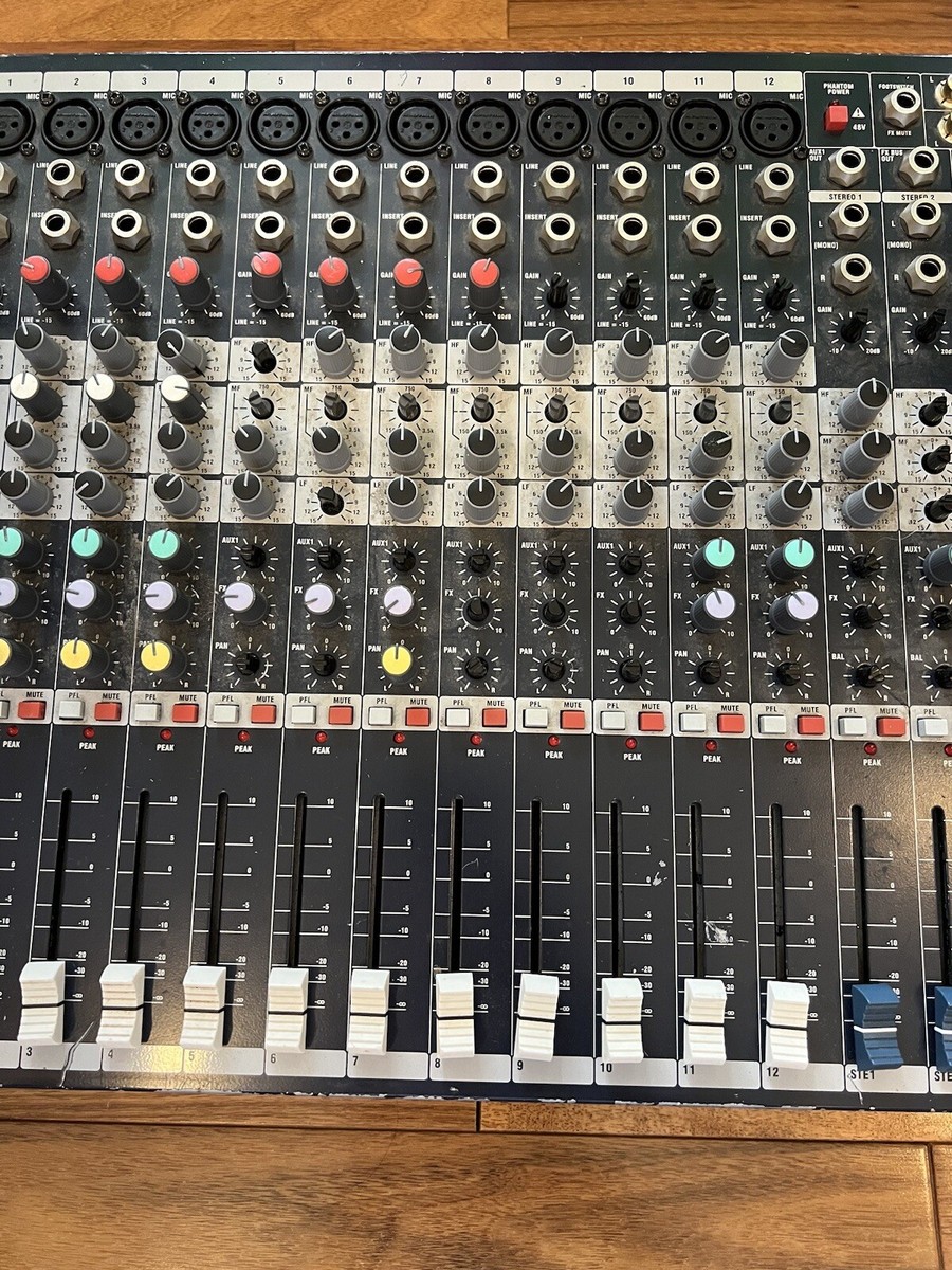 Soundcraft EFX 12-Channel Mixer Working | eBay