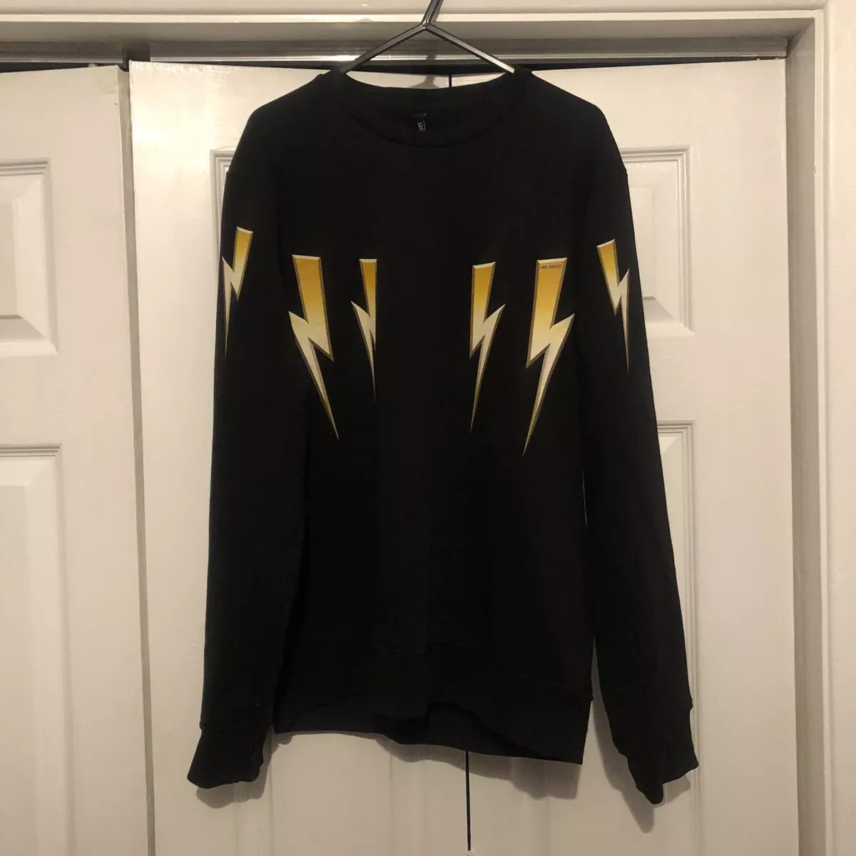 Neil barrett lightning bolt cheap sweatshirt