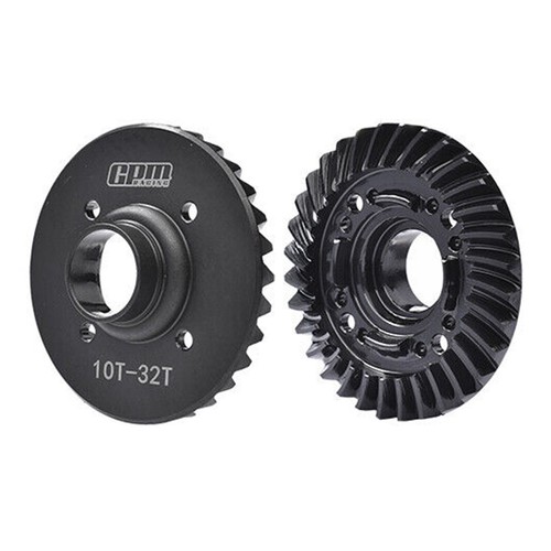 GPM 1.6 Mod Taglio Spirale F&R Anello Diff Pignone Ingranaggio Set 10/32T per X-MAXX XRT 8S - Foto 3 di 11