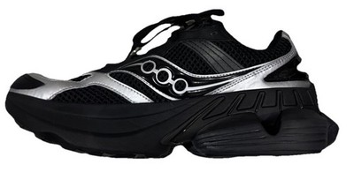 Saucony Grid NXT Black Silver Chunky Running Shoes Men s Size 9.5 S70797-11