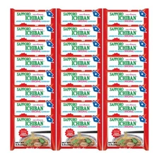 Stickerless New [Sapporo Ichiban] Ramen Noodles, Original Soy Sauce Fl