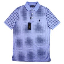 Polo Ralph Lauren Mens Polo Shirt S Classic Fit Short Sleeve Cotton Blue 125NEW