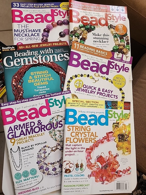 Bead And Style Magazine  Lot 0f 6  Issues  Pre Owned Like New