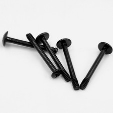 Durable Steel Computer Case Fan Screws 50Pcs Black 30Mm Pc Fan Mounting Screws