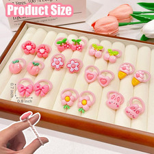 20 Pcs Small Dog Hair Bows with Rubber Bands Cute Puppy Bows Grooming Bowknot...