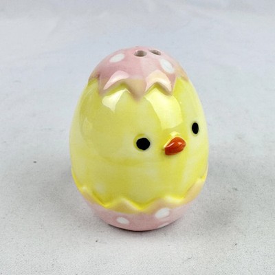 Cracker Barrel CHICK In PINK EGG Mini Pepper Shaker Easter