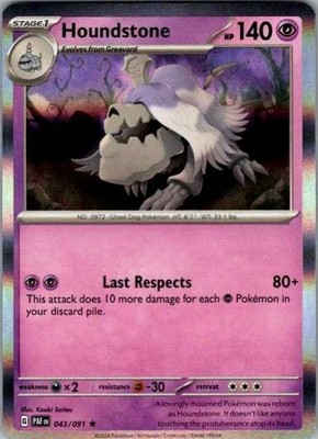 Pokémon TCG Pokémon Houndstone Houndstone Rare Holo
