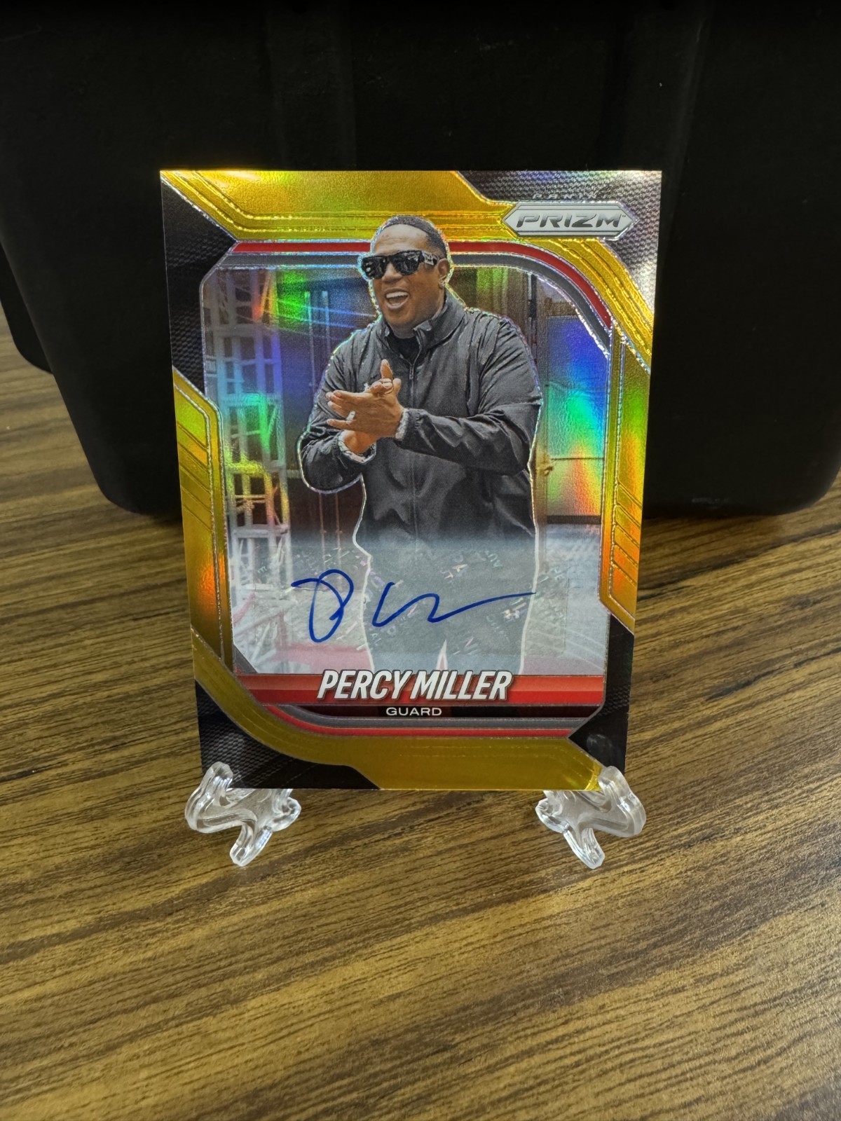2025-26 Panini Prizm Percy Miller Gold Auto /10