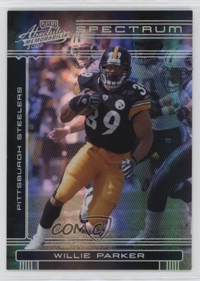2006 Playoff Absolute Memorabilia Spectrum Silver 38/100 Willie Parker #121 1dm4