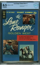 Lone Ranger Golden West #1 - cbcs 8.5 , Gold Key 1966. not cgc