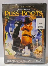 Puss in Boots DVD, 2011 - NEW  Sealed