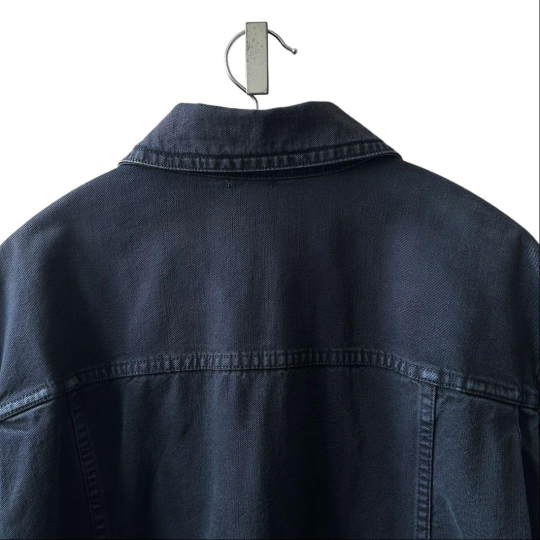 Stone Island Men's Vintage Work Jacket Coat Full-Zip Dark Stone Island Men's Vintage Work Jacket Coat Full-Zip Dark