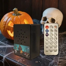 Halloween Sound Player Box with Halloween Music Screaming Speaker Horror Tricky