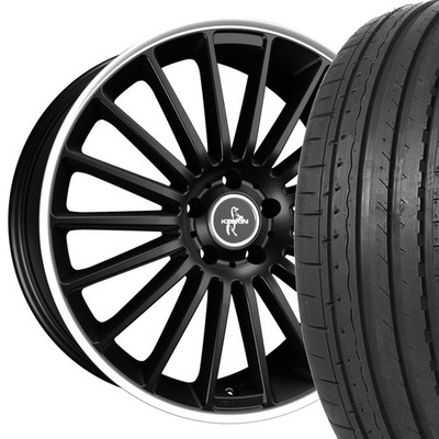 18'' ABE Sommerräder Keskin KT15 MBP 225/40 Reifen für Audi TT Coupe 8J + S-Line