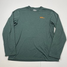 Jack Wolfskin Shirt Mens XL Green TexaDri Cre...