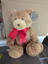 New 2021 FAO SCHWARZ 10" PLUSH LIGHT BROWN SITTING SUPER SOFT TEDDY BEAR
