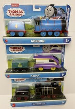 Fisher Price Thomas Friends 3 Motorized Trains Gordon, Hiro, Kana Mattel New