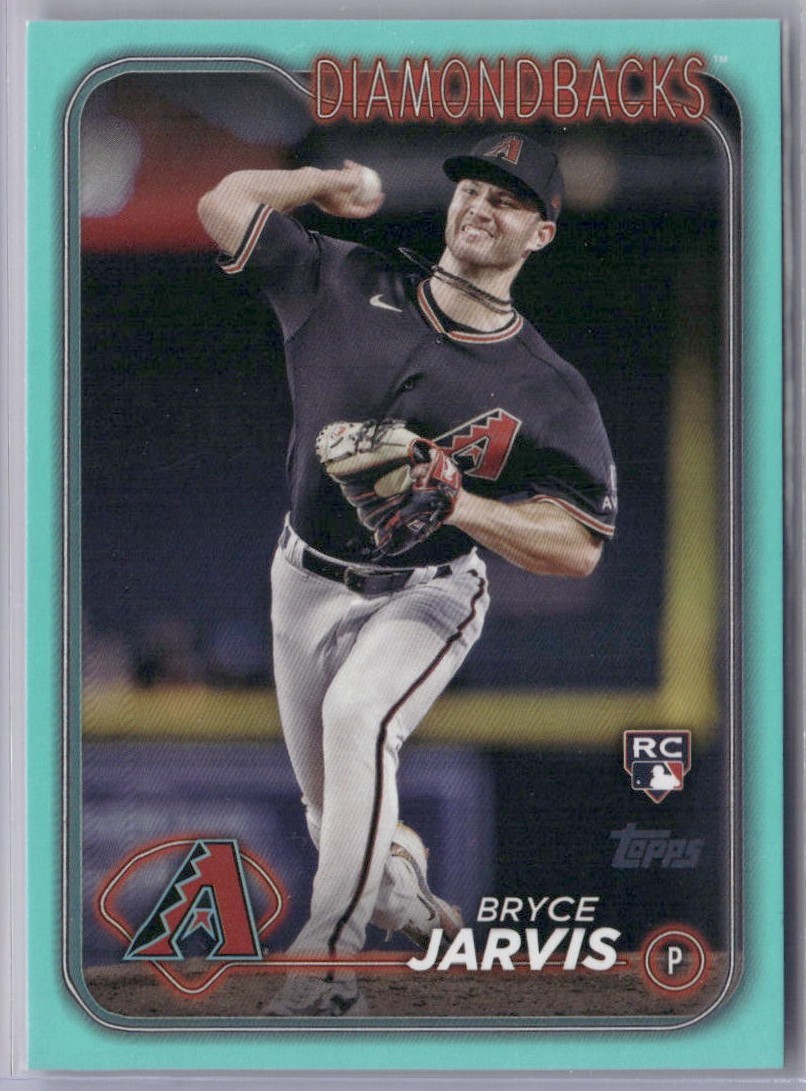 Bryce Jarvis Rookie RC 2024 Topps Aqua #363 Arizona Diamondbacks