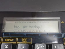 Canon Typestar 110 Portable Electronic Typewriter / Word Processor