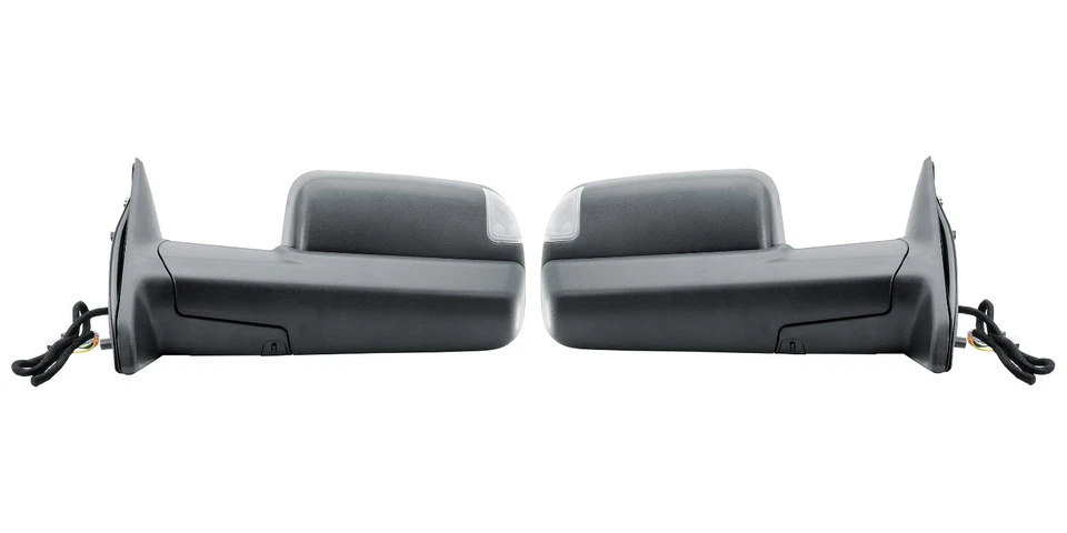 Par de espejos retrovisores laterales izquierdo+derecho Power BLIS cubierta negra para 19-25 RAM 2500 Foto 2 de 4