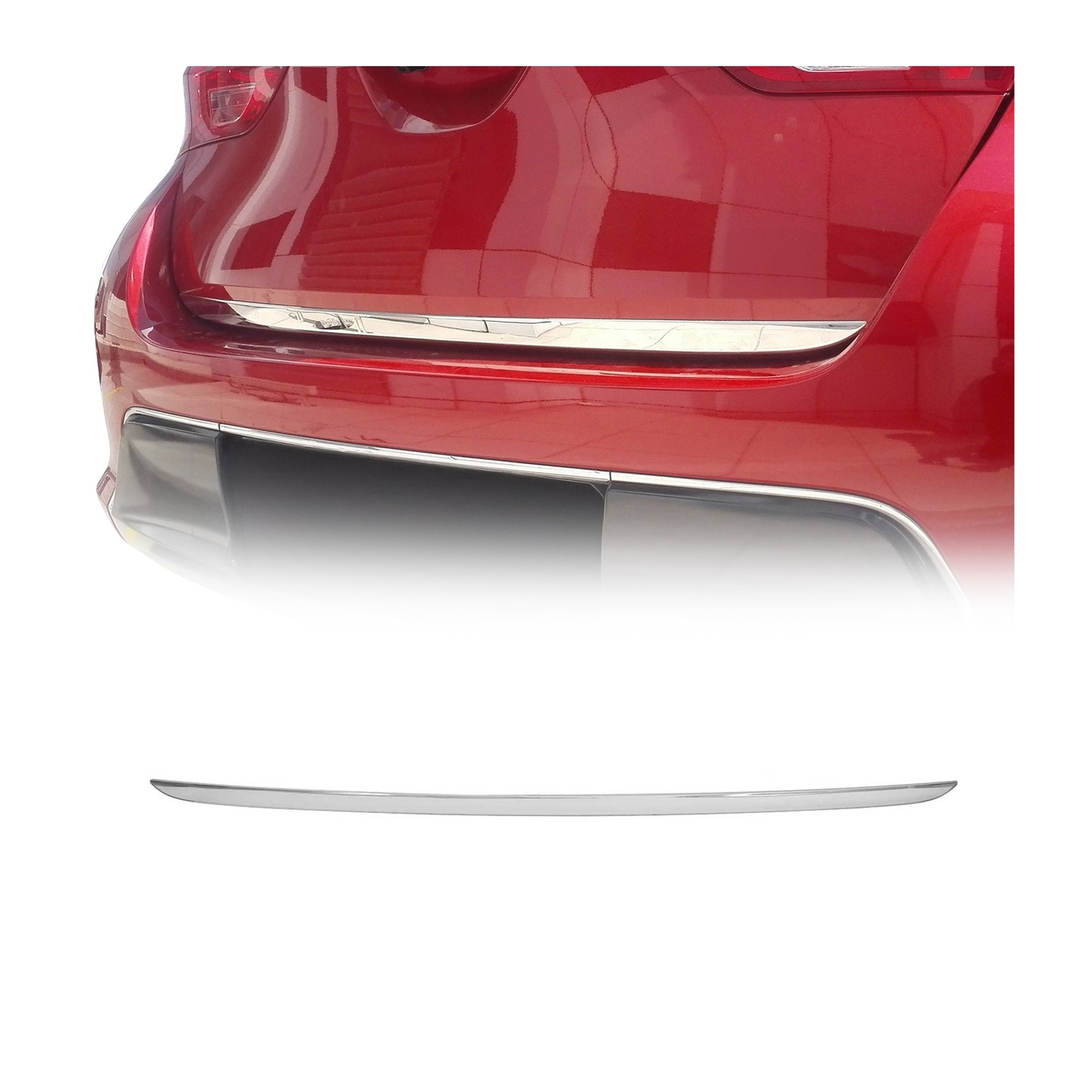 Garniture de hayon Toyota Auris 2012-2019 protège-moulure anti-rayure en acier rigide