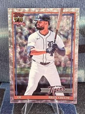 2026 Topps Series 1 RILEY GREENE Silver Crackle Foil #T91-2 Detroit Tigers 1991