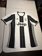 Juventus Jersey Men’s Medium Adidas Shirt Soccer 2016-17 Home Polyester