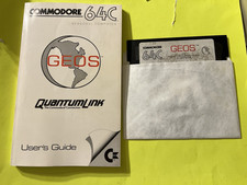 Commodore 64C GEOS V1.3 Berkeley Softworks - 1986 with manual - Tested Works