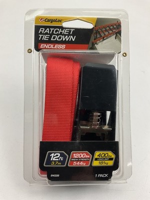 Cargoloc 84028 12' Endless Ratchet Strap Tie Down  - 400 Lbs Load Limit