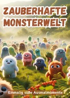 Zauberhafte Monsterwelt Einmalig SüßE Ausmalmomente Maxi Pinselzauber Buch 2024
