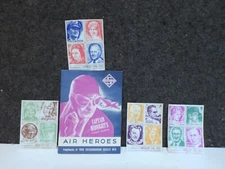 UNUSED 1940s Captain Midnight Stamp Album Air Heroes COMPLETE Stamps Skelly Oil