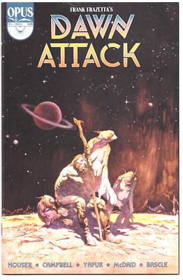 Frank Frazettas Dawn Attack # 2 Frazetta Variante Neu eingetütet & mit Kartonunterlage